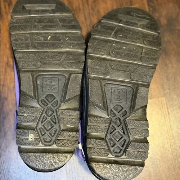 Dr. Martens Purple Suede Slip-On clogs - Picture 5 of 7